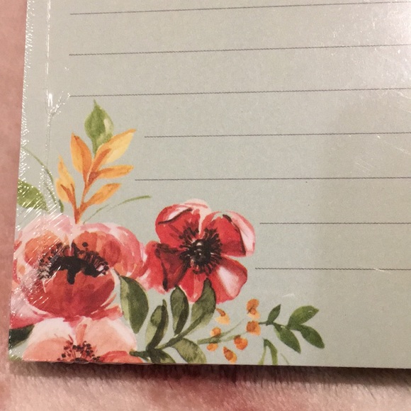 OCS Fall Harvest Pumpkin Floral Market List Notepad Two Pack NWT 140sht 8x4x.75” - Picture 9 of 16